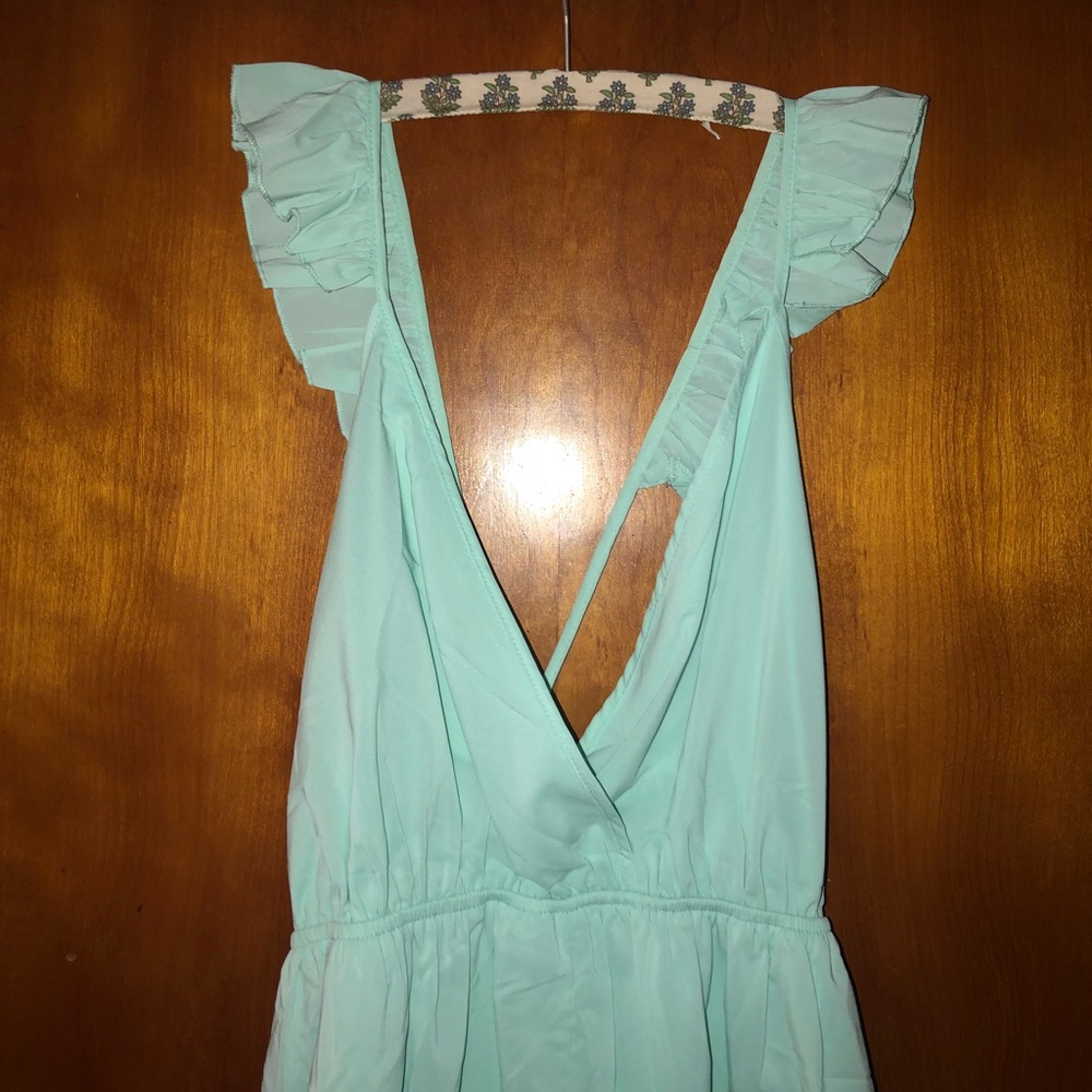 TEAL ROMPER SIZE L